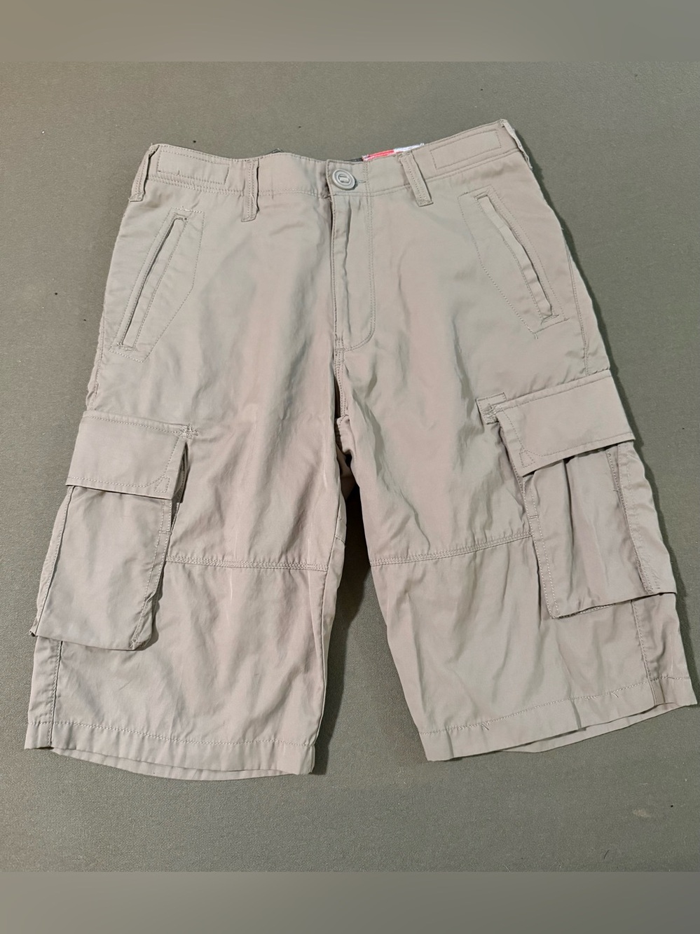 Volcom Scout Men's Khaki Cargo Shorts size 28 NEW